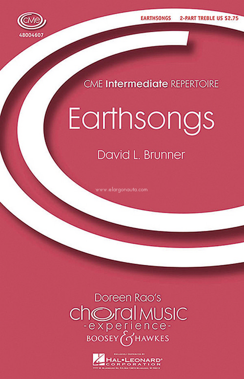 Earth Songs, for 2-part treble voices (SA), oboe, finger cymbals and piano, choral score