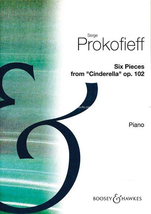 Six Pieces from Cinderella op. 102, for piano