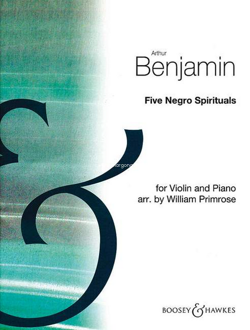 Five Negro Spirituals, for violin and piano