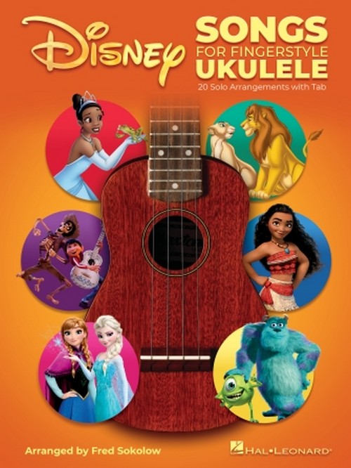 Disney Songs for Fingerstyle Ukulele: 20 Solo Arrangements with Tab. 9781705114155