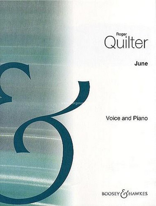 June in D, for voice and piano
