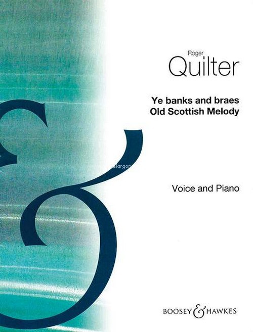 Ye banks and braes, Old Scottish Melody from The Arnold Book of Old Songs, for voice and piano. 9790060834325