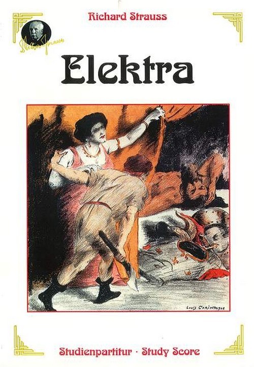Elektra op. 58, Tragedy in one act, study score