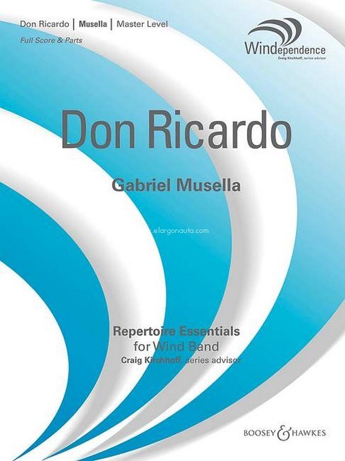 Don Ricardo, for wind band, score and parts