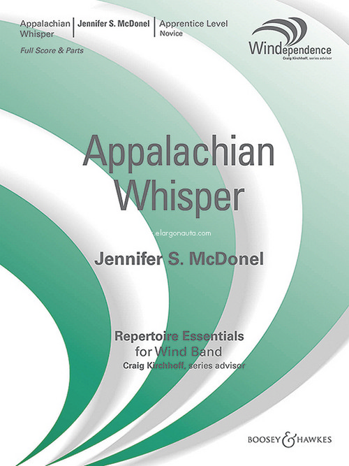 Appalachian Whisper, for wind band, score and parts
