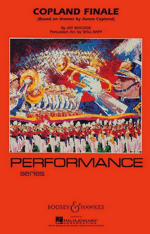 Copland Finale, Based on themes by Aaron Copland, for wind band, score and parts