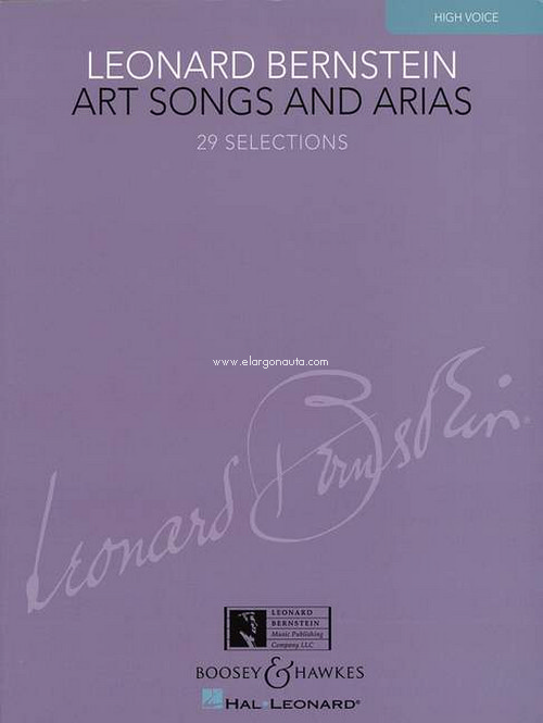 Art Songs and Arias, 29 Selections, for high voice and piano. 9781423427537