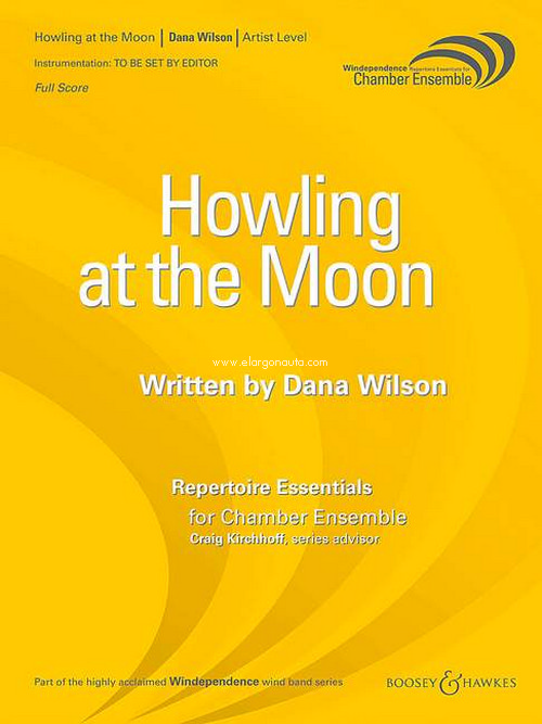 Howling at the Moon, for 4 saxophones, score and parts