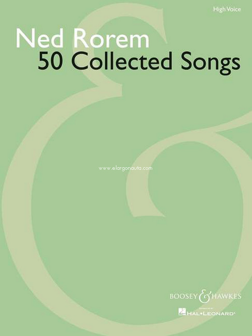 50 Collected Songs, for high voice and piano