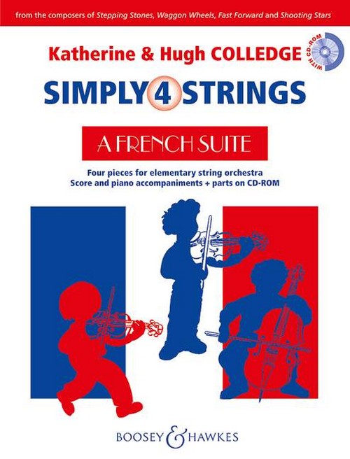 A French Suite, Four pieces for elementary string orchestra and piano, score and parts. 9780851626048