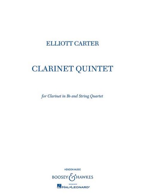 Clarinet Quintet, for Clarinet and string quartet, score and parts