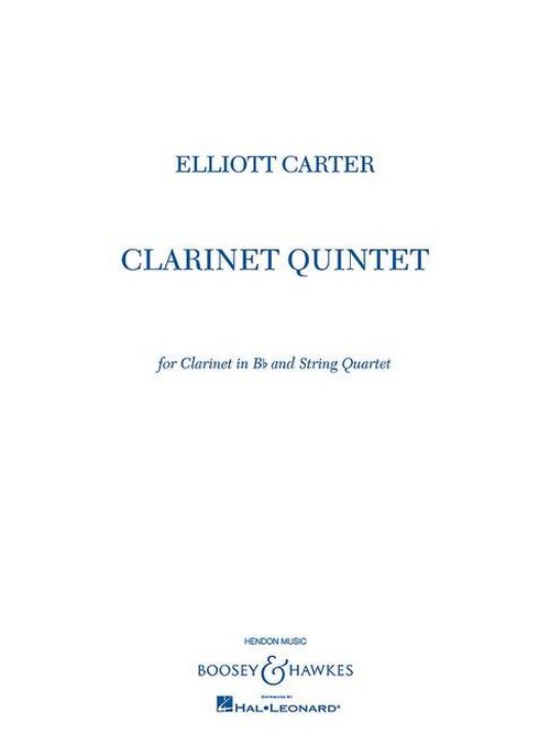 Clarinet Quintet, for Clarinet and string quartet, score and parts. 9781423484301