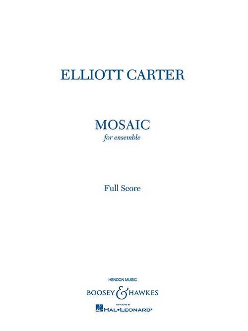 Mosaic, for Chamber Ensemble, full score