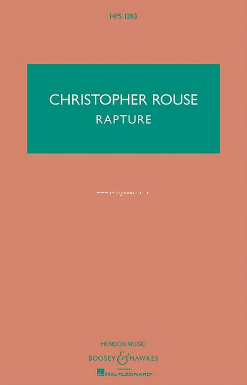 Rapture HPS 1283, for Orchestra, study score