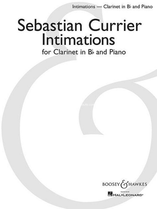 Intimations, for clarinet in Bb and piano