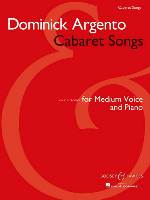 Cabaret Songs, for medium voice and piano