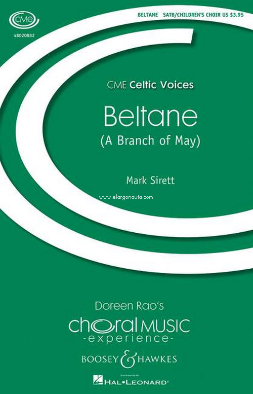 Beltane, (A Branch of May), for children's choir, mixed choir (SATB) and piano, choral score