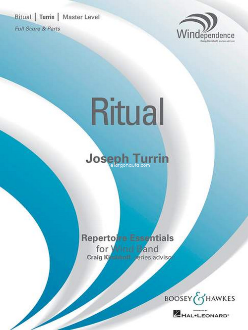 Ritual, for wind band and percussion instruments, score and parts