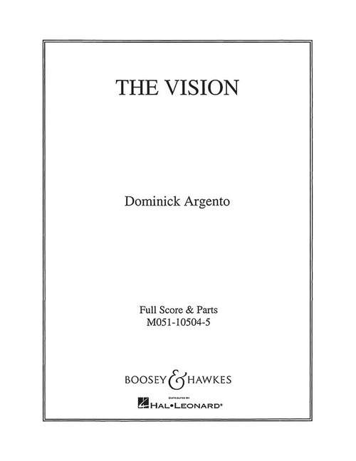 The Vision, Motette, for mixed choir (SATB) and string quartet (organ), score and parts. 9790051105045