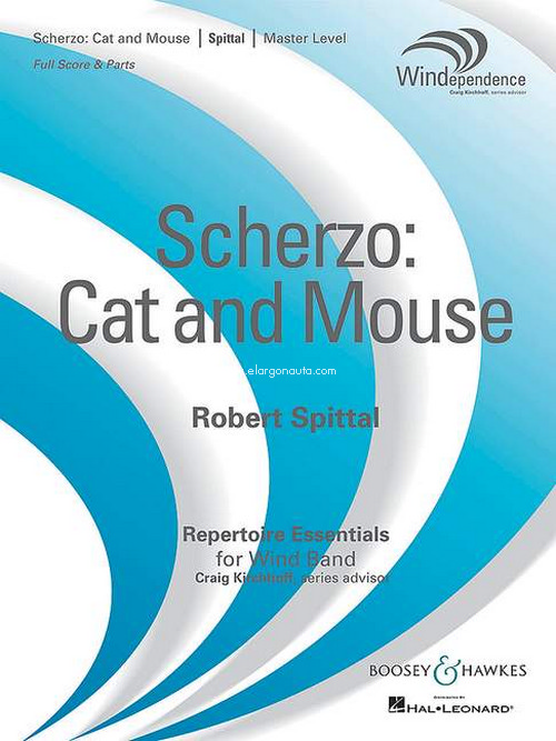 Scherzo: Cat and Mouse, for wind band, score and parts