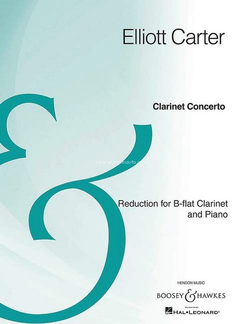 Clarinet Concerto, piano reduction with solo B-flat Clarinet part. 9781476816449