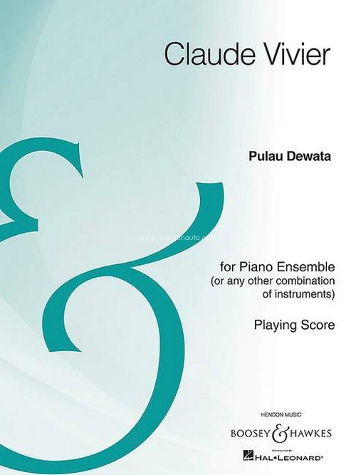 Pulau Dewata, for Piano Ensemble (or any other combination of instruments), performance score