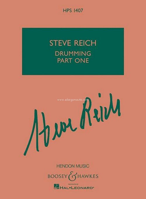 Drumming, Part One, for bongo drums, study score. 9781480321632 Drumming, Part One, for bongo drums, study score. 9781480321632