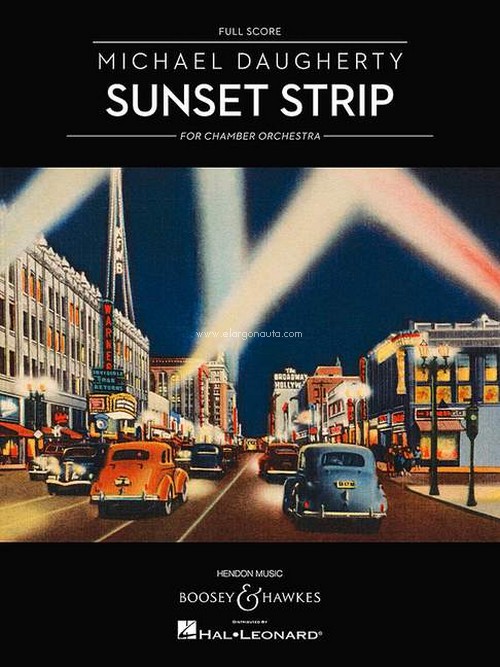 Sunset Strip, for chamber orchestra, score. 9781480355675