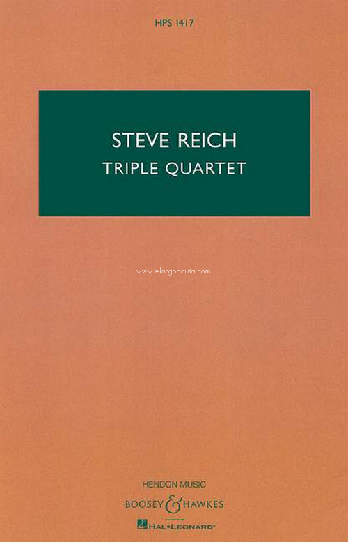 Triple Quartet HPS 1417, for string ensemble or string orchestra, study score