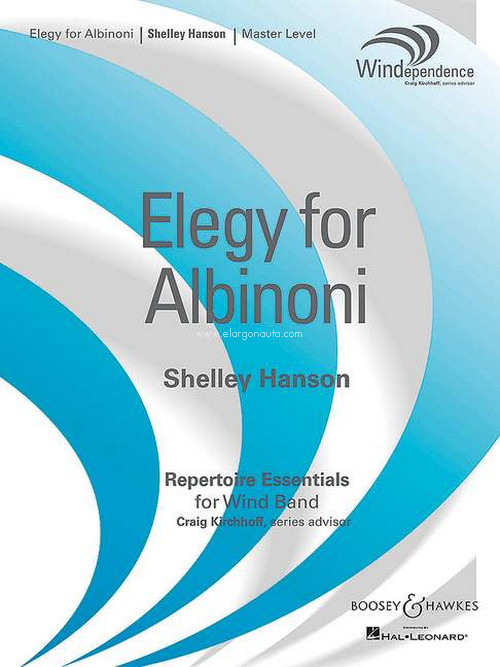 Elegy for Albinoni, for wind band, score and parts