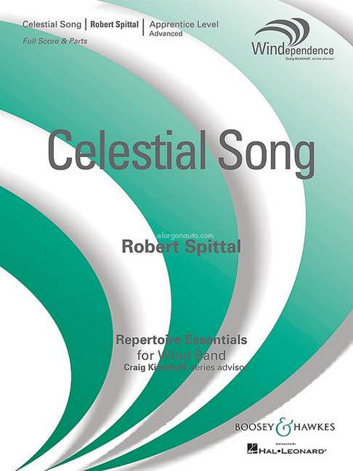 Celestial Song, for wind band, score and parts
