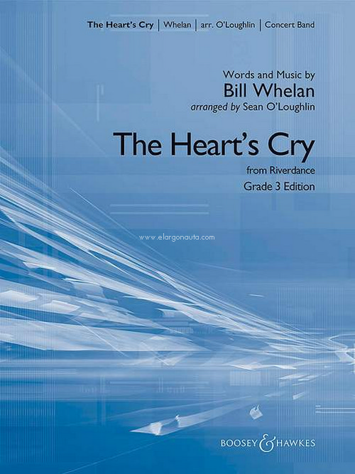 The Heart's Cry, from Riverdance, for wind band, score and parts