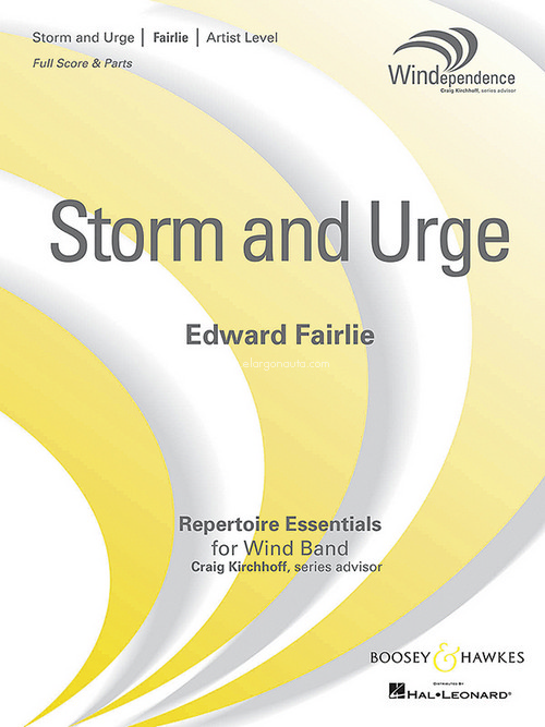 Storm and Urge, for wind band, score and parts