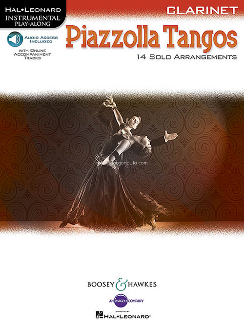 Piazzolla Tangos for Clarinet, 14 Solo Arrangements. 9781495028403