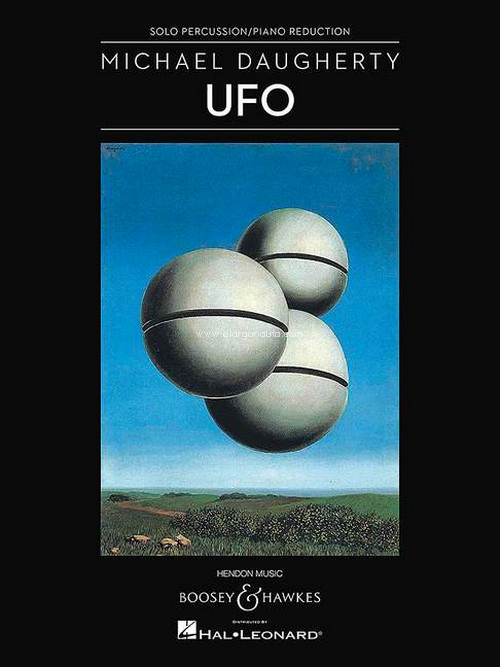 UFO, for percussion and orchestra, piano reduction with solo part