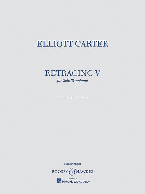 Retracing V, (from Double Trio), for trombone. 9781495053481