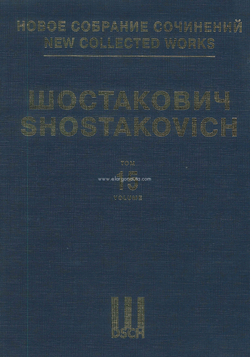 Symphony No. 15 op. 141 Vol. 15, for orchestra, score