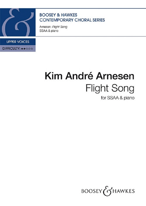 Flight Song, for choir (SSAA) and piano, choral score