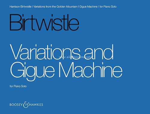 Variations and Gigue Machine, for piano