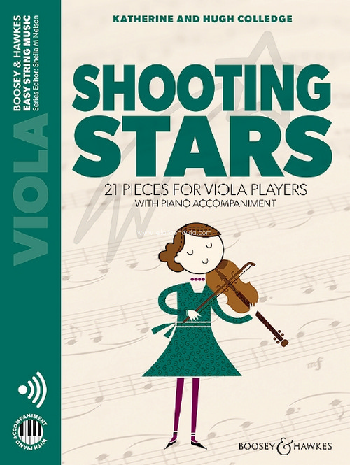 Shooting Stars, 21 pieces for viola players, for viola and piano. 9781784544706