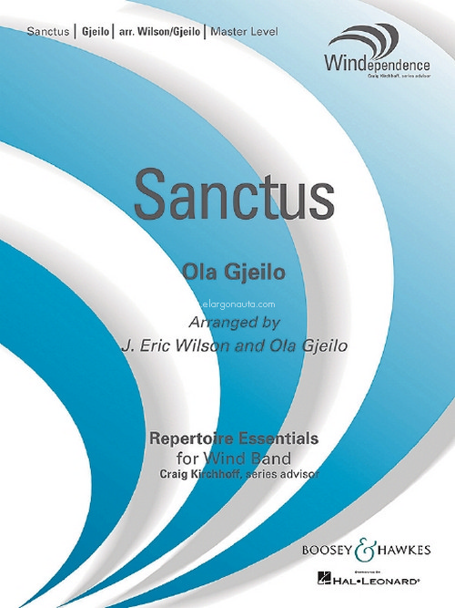 Sanctus, for wind band, score