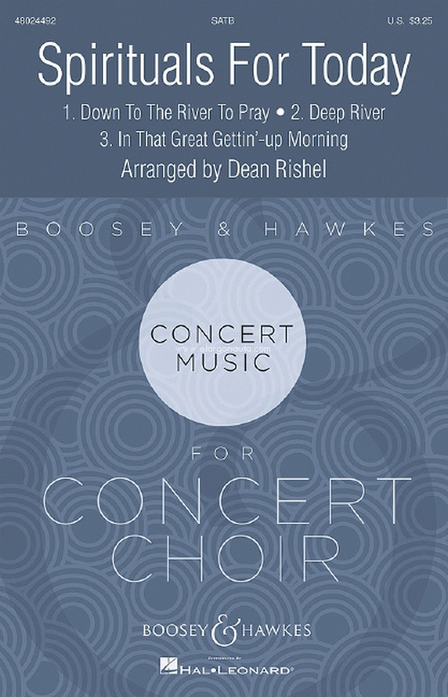 Spirituals For Today, for mixed choir (SATB) a cappella / mixed choir (SATB) and piano, choral score