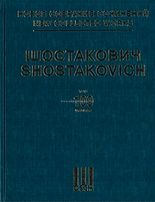 Scherzo; 8 Preludes; Theme and Variations; Three Fantastic Dances; Aphorisms; A Child's Exercise Book; Three Fugues; Pieces 1918-1920 Vol. 109, for soloist, violin and cello, for piano, score