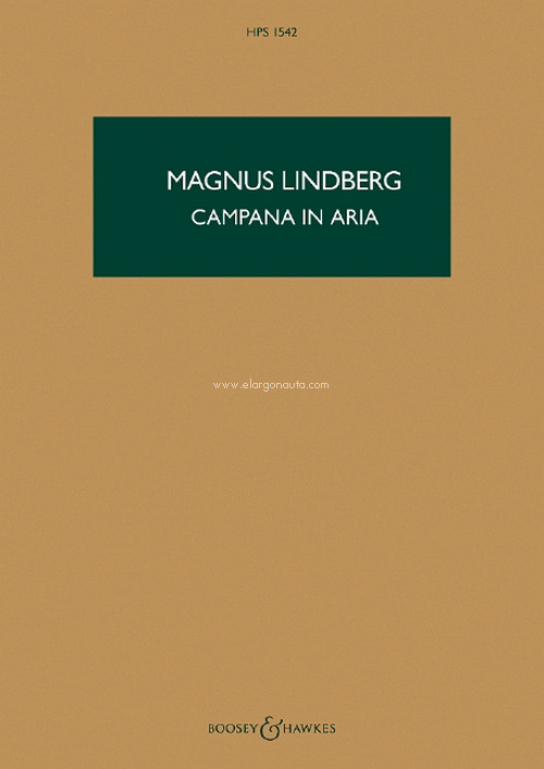 Campana in Aria HPS 1542, for horn and orchestra, study score. 9781784541316