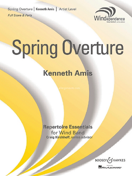 Spring Overture, for wind band, score