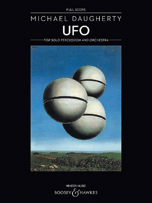 UFO, for percussion and orchestra, score