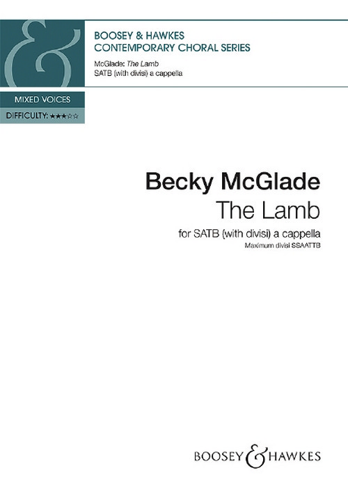 The Lamb, for mixed choir (SATB divisi) a cappella