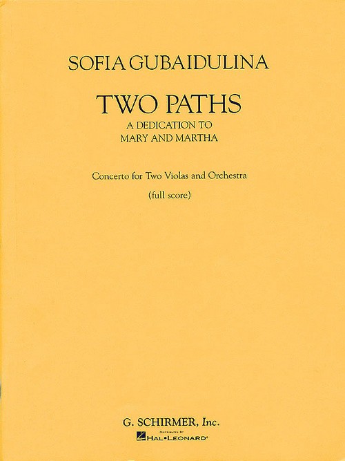 Two Paths, 2 Violas and Orchestra, Score