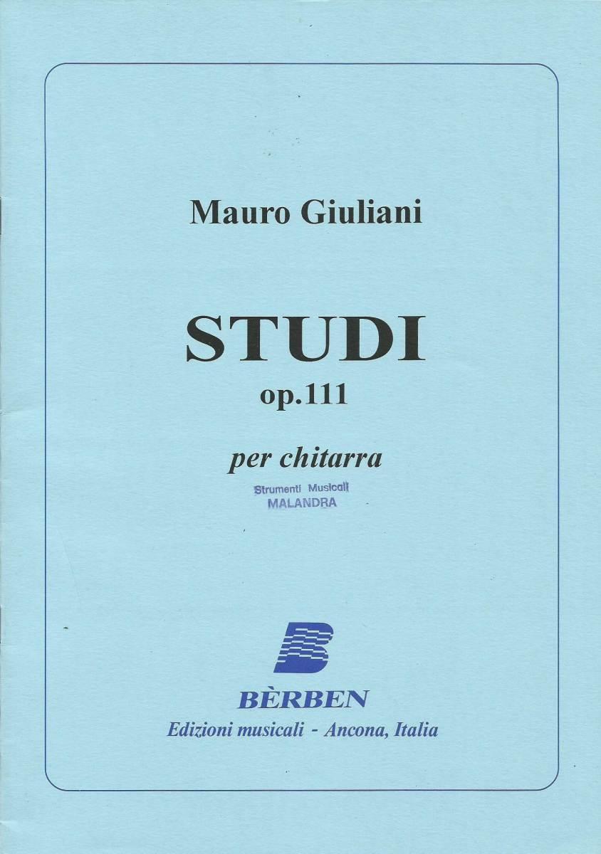 Studi Op. 111, per chitarra. 9790215915022