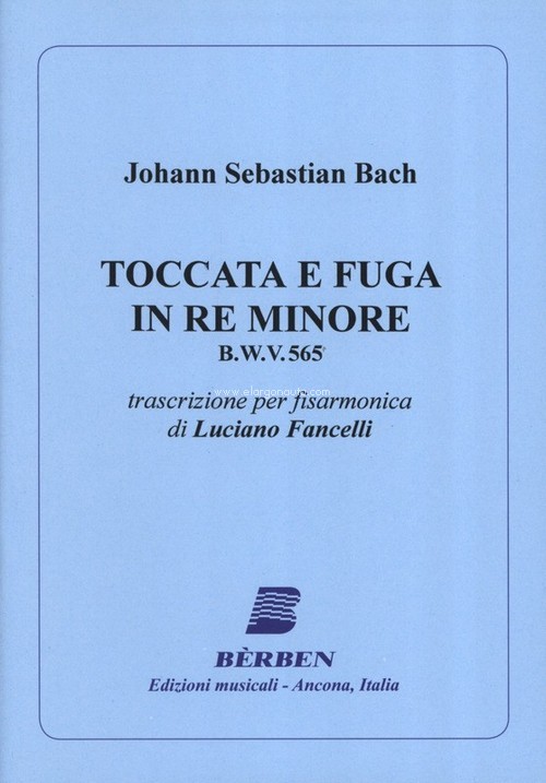 Toccata e Fuga in Re minore, BWV 565, trascrizione per fisarmonica